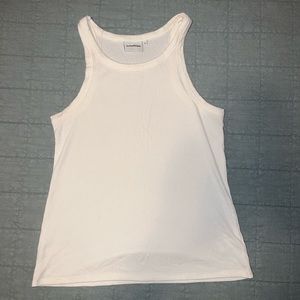 Richer or Poorer Racerback tank